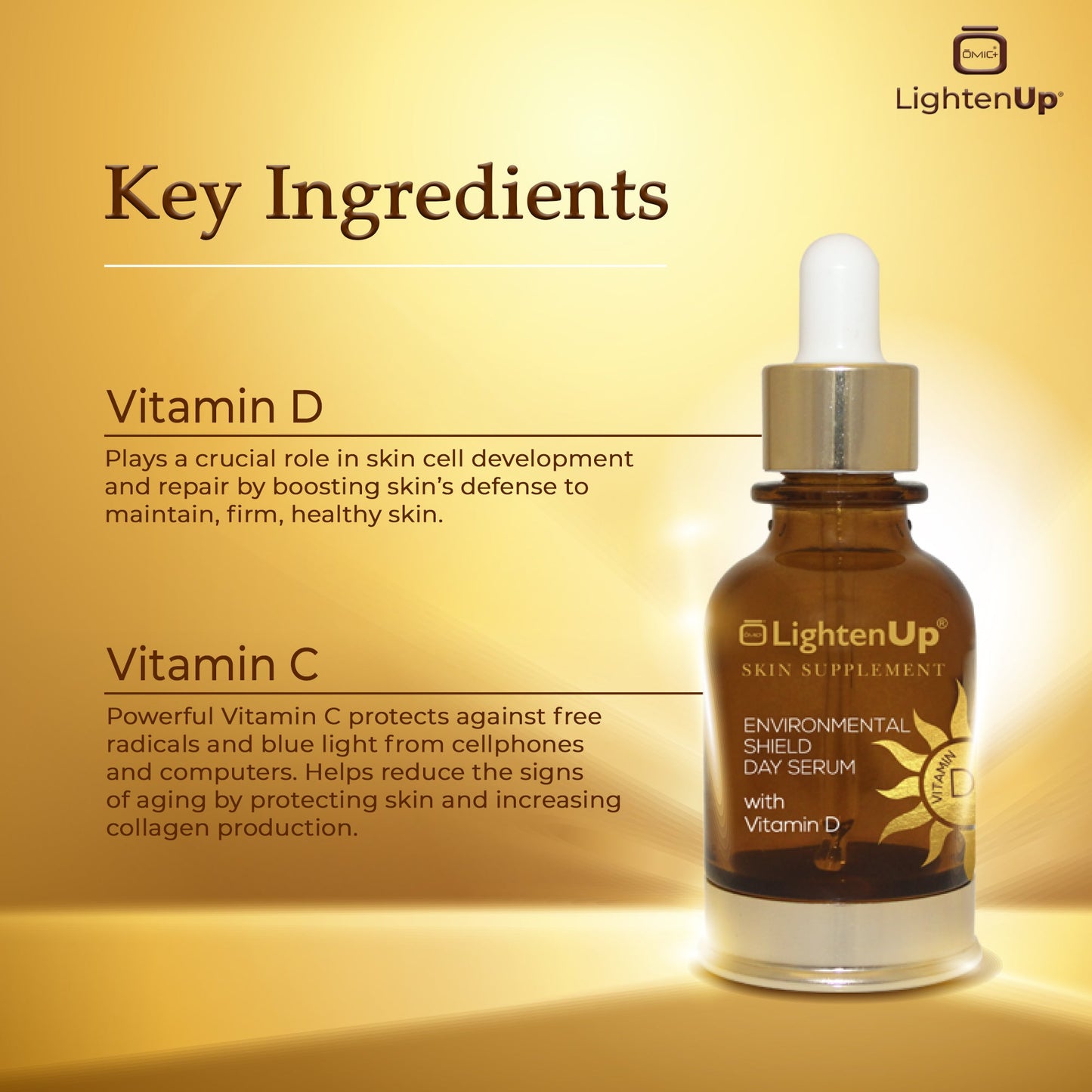 LightenUp Environmental Shield Day Serum With Vitamin D 30ml