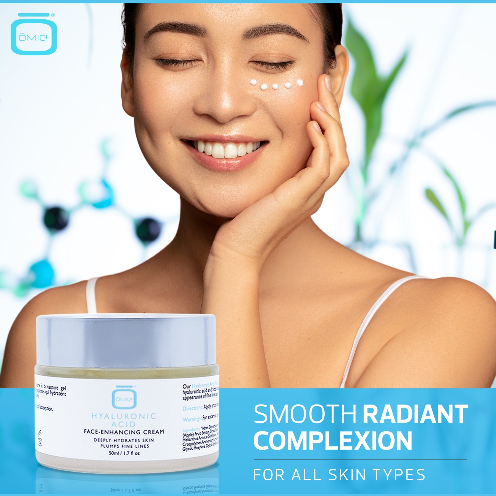 Omic+ Hyaluronic Acid Face Enhancing Cream 50ml