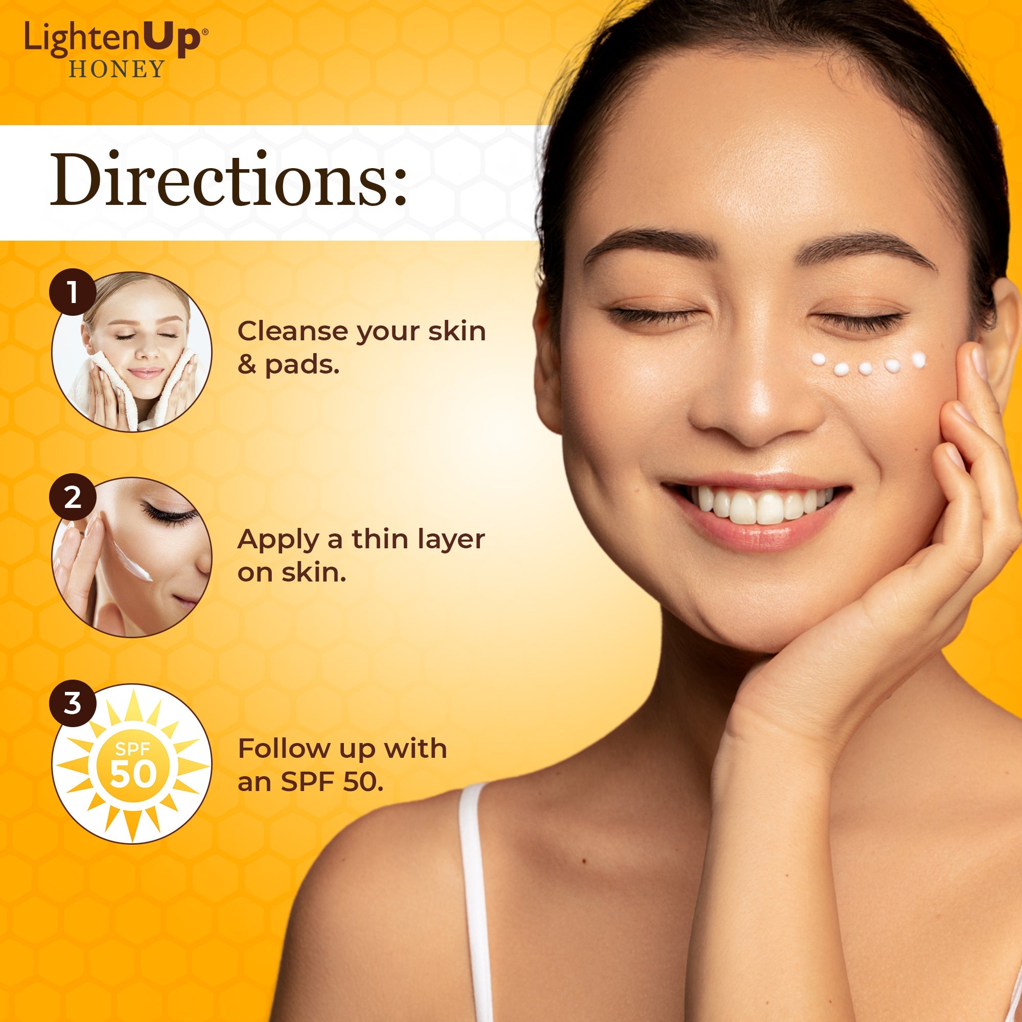 LightenUp Honey + Turmeric Lightening Face Cream 100ml