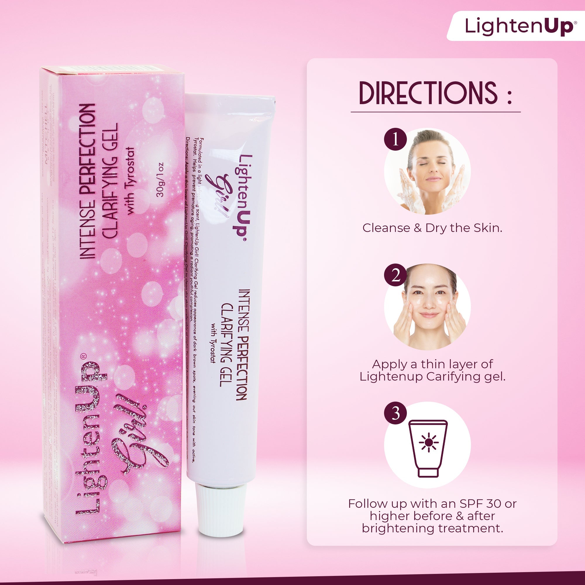 LightenUp Girl Intense Perfection clarifying gel 30ml