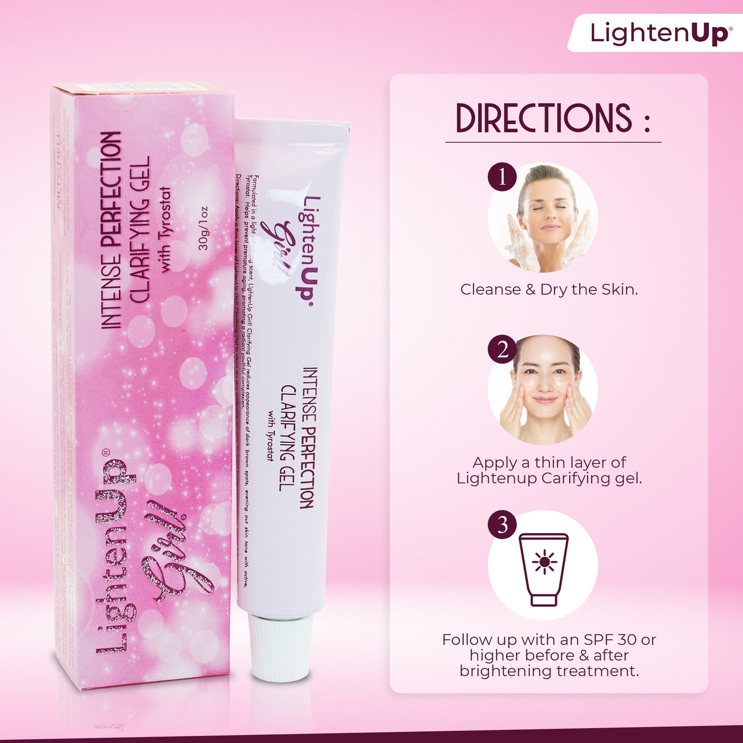 LightenUp Girl Intense Perfection clarifying gel 30ml