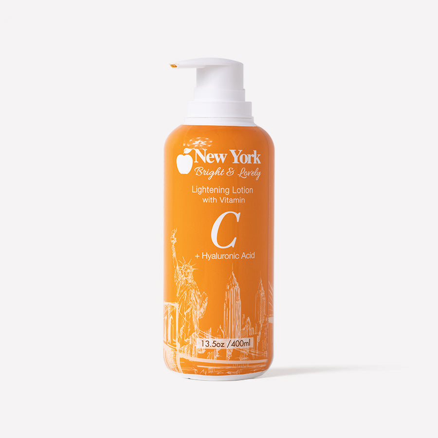 New York Bright & Lovely Lightening Lotion With Vitamin C + Hyaluronic Acid 400ml