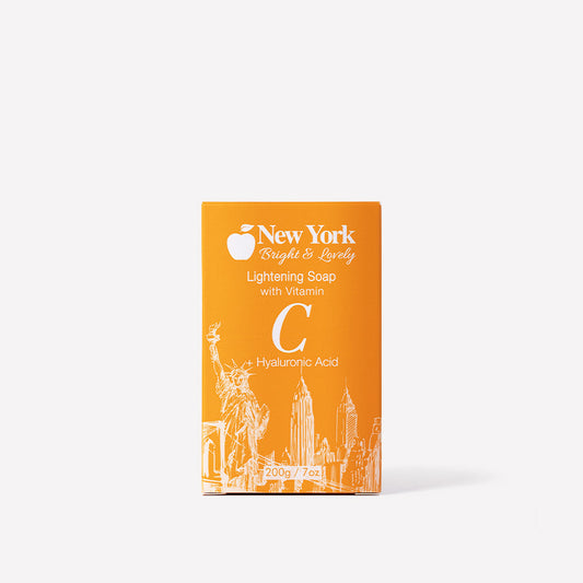 New York Bright & Lovely Lightening Soap With Vitamin C + Hyaluronic Acid 200g