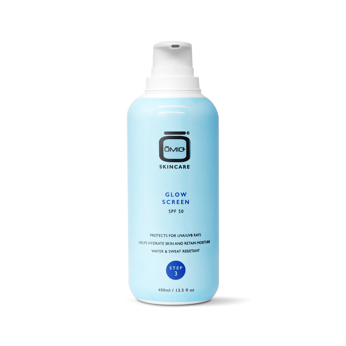 Omic+ Glow Screen SPF 50 400ml - Step 3