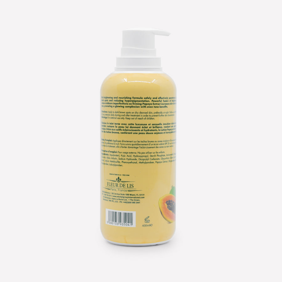 Organic Extract of Papaya Brightening Body Lotion 400ml