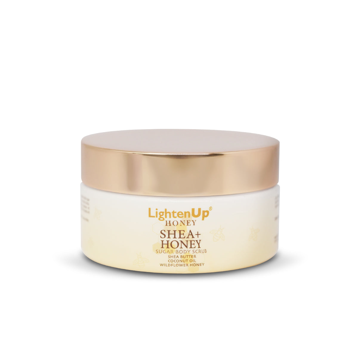 LightenUp Honey Shea + Honey Sugar Body Scrub 230ml mi