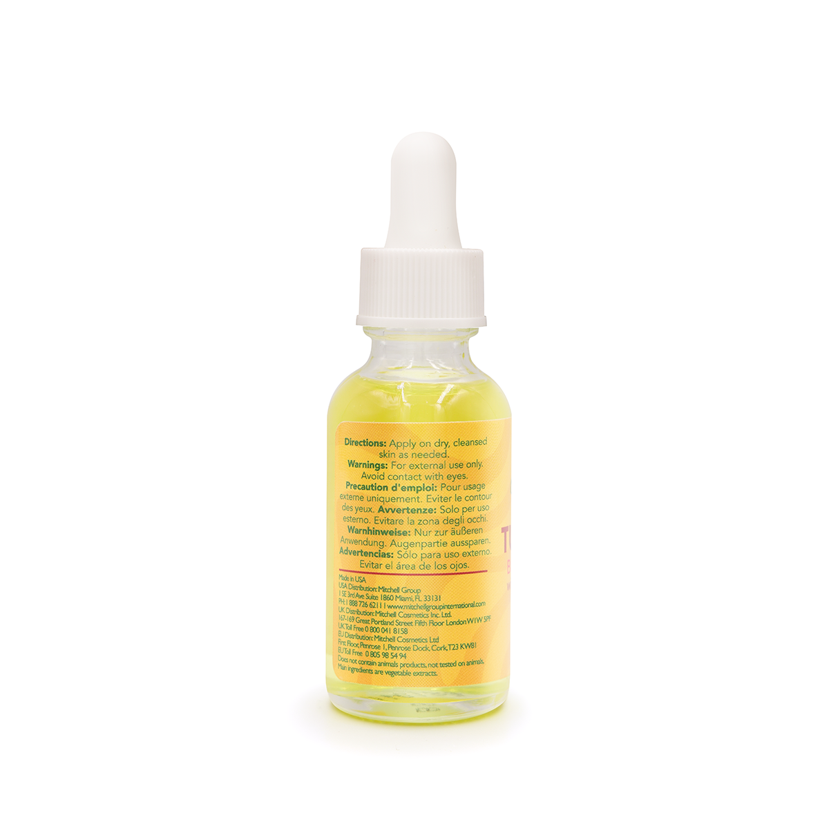 Organic Extract Turmeric Blooming Oil With Papaya Extract 30ml