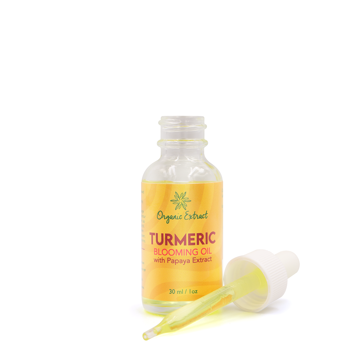 Organic Extract Turmeric Blooming Oil With Papaya Extract 30ml